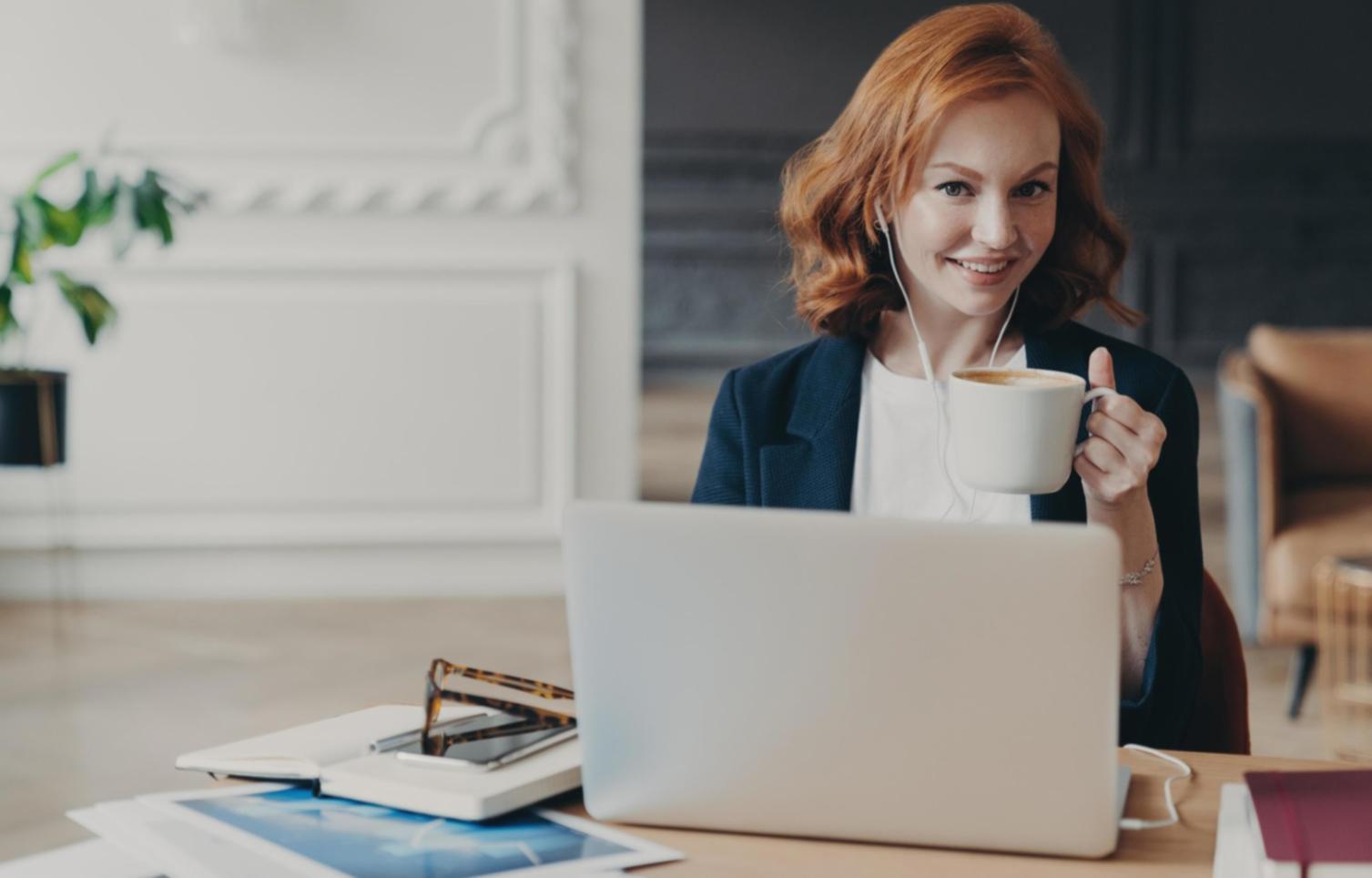 Student managing finances and remote study schedule